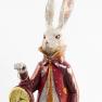 Статуетка-годинник з полірезину "Кролик з годинником" Mastercraft  - фото