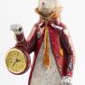 Статуетка-годинник з полірезину "Кролик з годинником" Mastercraft  - фото