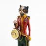 Декоративна статуетка-годинник "Кіт-кавалерист" Mastercraft  - фото