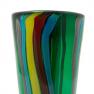 Сучасна конусоподібна ваза з різнокольорового муранського скла Mastercraft  - фото