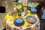 Набір із 6-ти весняних десертних тарілок "Стрекоза" Кераміка Артистична  - фото