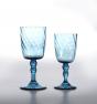 Келих для вина скляний у блакитному кольорі Torson Zafferano  - фото