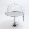 Металева тортівниця з лопаткою та скляною кришкою Maxim HOFF Interieur  - фото