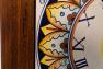 Квадратний годинник з керамічним циферблатом у дерев'яній рамі L´Antica Deruta  - фото