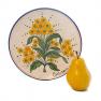 Настінна тарілка Satureia із колекції керамічного декору «Ботаніка» L´Antica Deruta  - фото