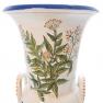 Ваза на високій ніжці Valeriana із колекції декоративної кераміки «Ботаніка» L´Antica Deruta  - фото
