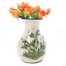 Невелика ваза з рослинним малюнком Camomilla із колекції «Ботаніка» L´Antica Deruta  - фото