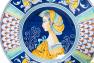 Керамічна декоративна тарілка із антикварним дизайном Museo Plate L´Antica Deruta  - фото