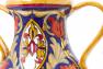 Керамічна ваза ручної роботи із колекції розкішного декору Lustro Antico L´Antica Deruta  - фото