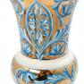 Розкішна ваза з позолотою з колекції кераміки ручної роботи. L´Antica Deruta  - фото