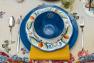 Синя тарілка для супу з вогнетривкої кераміки Nova Costa Nova  - фото