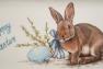 Керамічна таріль для святкового сервування «Великодній кролик» Ceramica Cuore  - фото