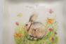 Квадратна тарілка для великоднього сервування «Кролик на галявині» Ceramica Cuore  - фото
