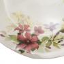 Обідня тарілка з орнаментом із весняних мотивів «Квітковий настрій» Ceramica Cuore  - фото