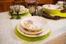 Глибока тарілка для супу з малюнком у весняній палітрі «Квітковий настрій» Ceramica Cuore  - фото