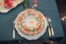Тарілка для супу Bizzirri Троянди 18 см  - фото