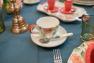 Чашка з блюдцем для чаю Троянди Bizzirri  - фото