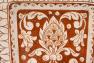 Квадратна декоративна тарілка із фактурним візерунком Scalfito L´Antica Deruta  - фото