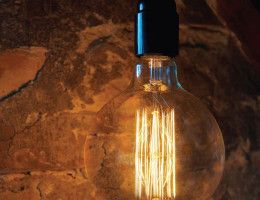 Лампы Эдисона в современных интерьерах