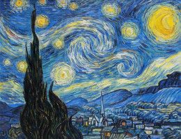 Картина Ван Гога «Звёздная ночь»