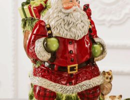 Бисквитник Дед Мороз из новогодней коллекции Fitz and Floyd