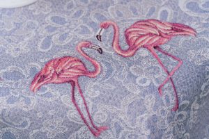 Гобеленовая скатерть Фламинго Villa Grazia Premium