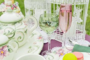 Разноцветные бокалы для вина и шампанского Villa Grazia