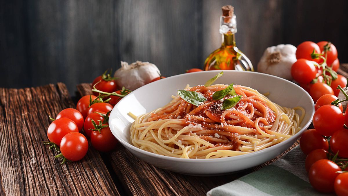 Гарнир из спагетти за 15 минут